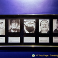 Series of black and white Dalí portraits